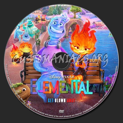 Elemental dvd label