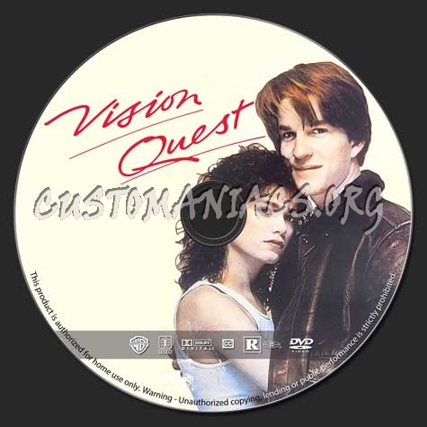 Vision Quest dvd label