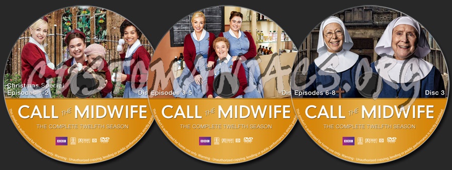 Call The Midwife - Season 12 dvd label