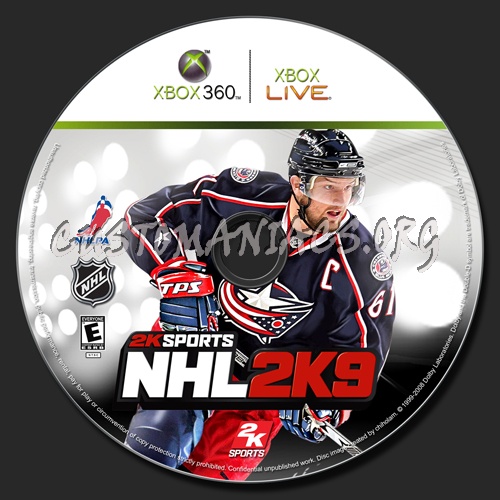 Nhl 2k9 dvd label