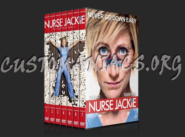 Nurse Jackie  - The Complete Series (spanning spine) dvd cover