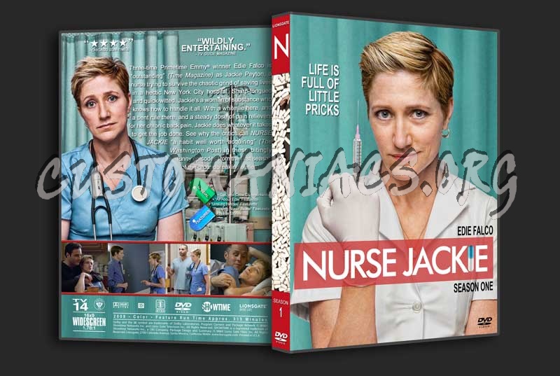 Nurse Jackie  - The Complete Series (spanning spine) dvd cover