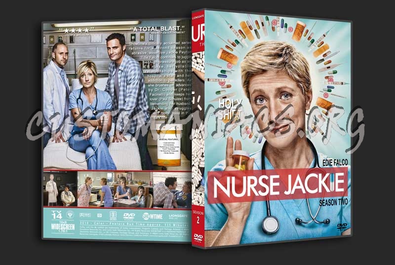 Nurse Jackie  - The Complete Series (spanning spine) dvd cover