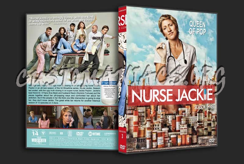 Nurse Jackie  - The Complete Series (spanning spine) dvd cover