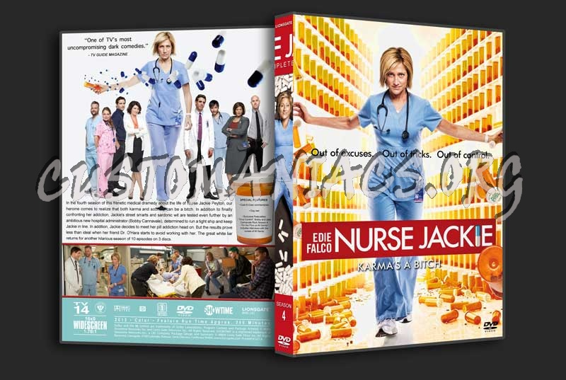 Nurse Jackie  - The Complete Series (spanning spine) dvd cover