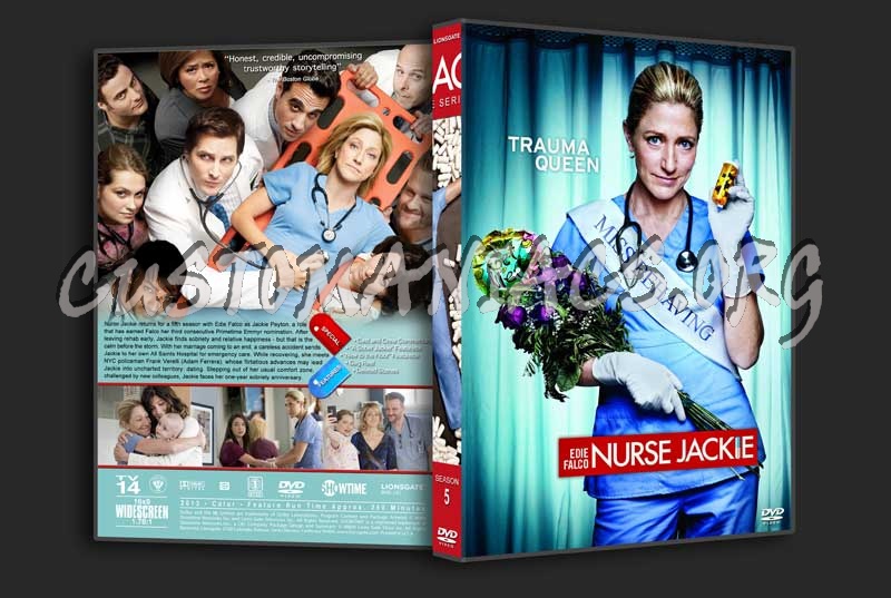 Nurse Jackie  - The Complete Series (spanning spine) dvd cover