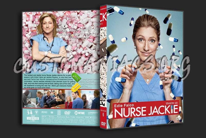 Nurse Jackie  - The Complete Series (spanning spine) dvd cover