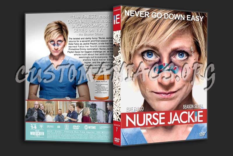 Nurse Jackie  - The Complete Series (spanning spine) dvd cover