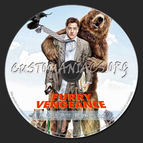 Furry Vengeance dvd label