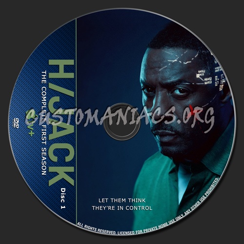 Hijack Season 1 dvd label