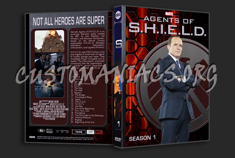 Marvel's Agents of S.H.I.E.L.D. (spanning spine) dvd cover