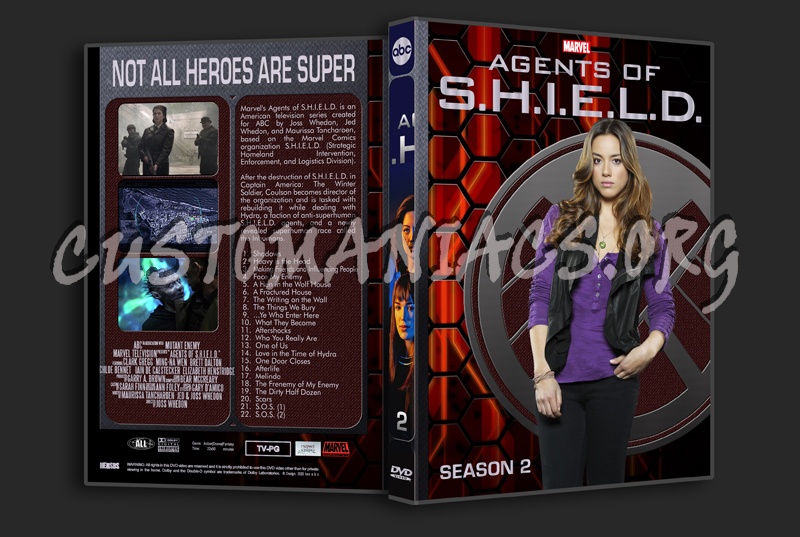 Marvel's Agents of S.H.I.E.L.D. (spanning spine) dvd cover