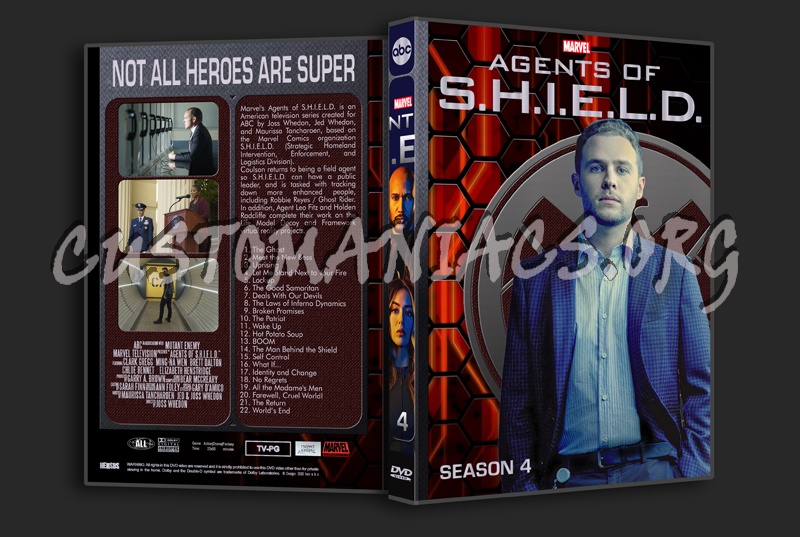 Marvel's Agents of S.H.I.E.L.D. (spanning spine) dvd cover