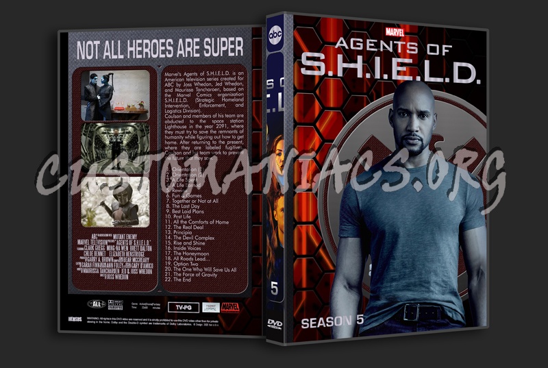 Marvel's Agents of S.H.I.E.L.D. (spanning spine) dvd cover