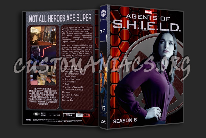 Marvel's Agents of S.H.I.E.L.D. (spanning spine) dvd cover