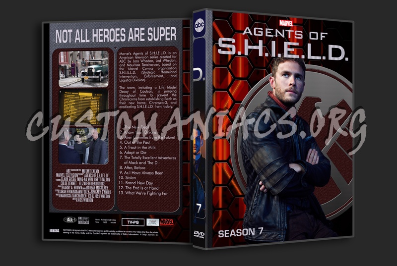 Marvel's Agents of S.H.I.E.L.D. (spanning spine) dvd cover