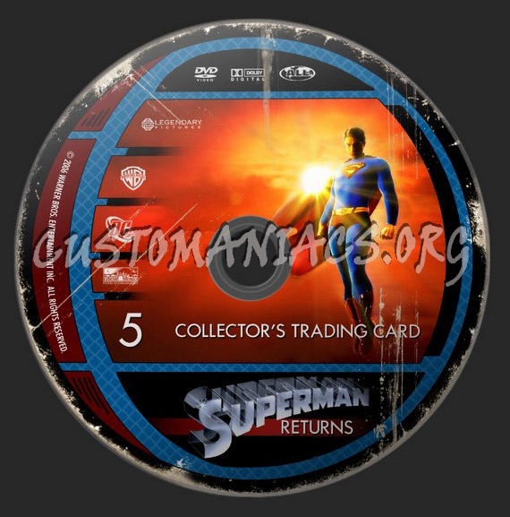 Superman Returns dvd label