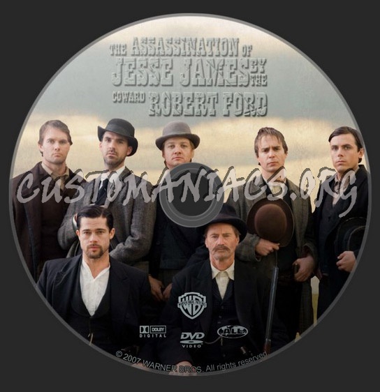 The Assassination Of Jesse James By The Coward Robert Ford dvd label