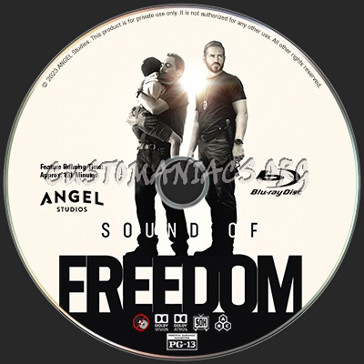 Sound of Freedom Blu-ray label blu-ray label