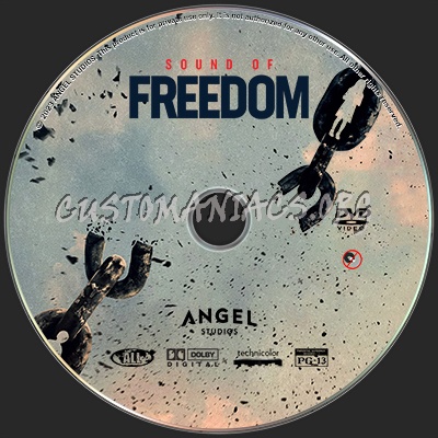 Sound of Freedom (2023) DVD Label v1 dvd label