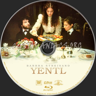 Yentl (1983) blu-ray label