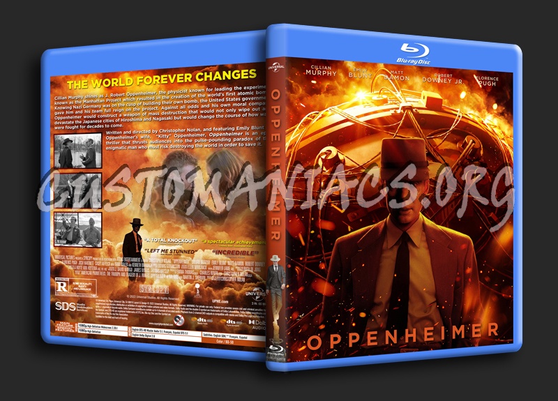 Oppenheimer (2023) dvd cover