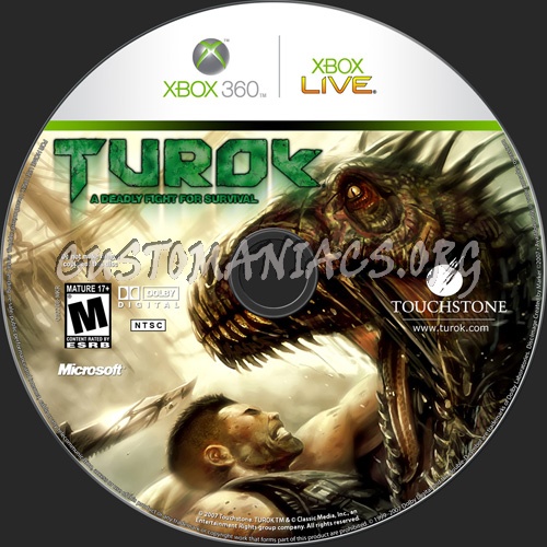 Turok dvd label