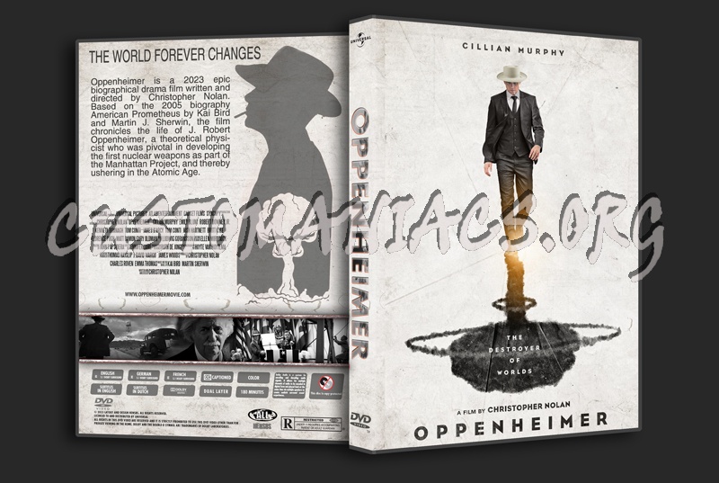 Oppenheimer (2023) dvd cover