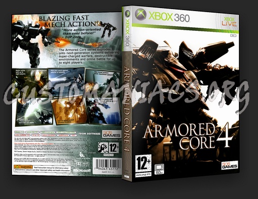 Armored Core 4 dvd cover