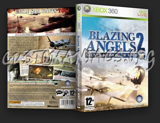 Blazing Angels 2 Secret Missions Of WWII dvd cover