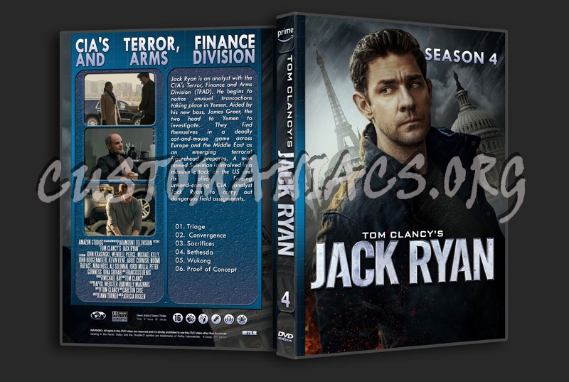 Tom Clancy's Jack Ryan - Season 4 dvd cover