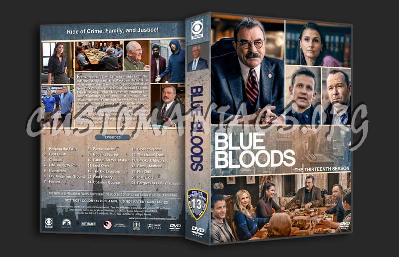 Blue Bloods - Season 13 dvd cover