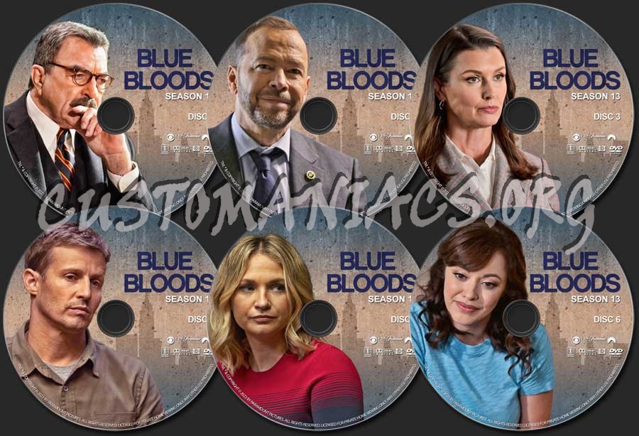 Blue Bloods - Season 13 dvd label