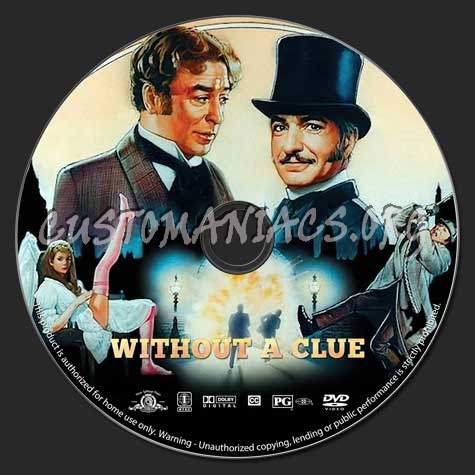 Without a Clue dvd label