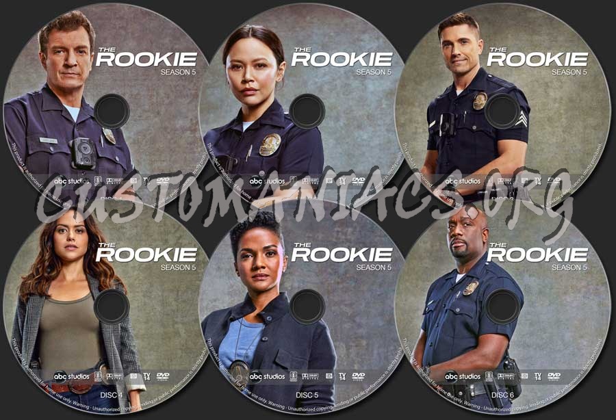 The Rookie - Season 5 dvd label