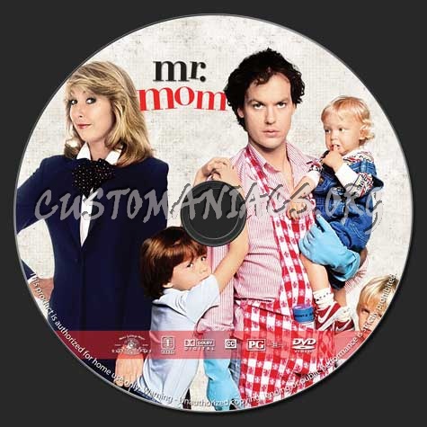 Mr. Mom dvd label