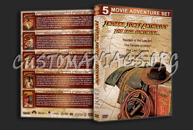 Indiana Jones Anthology dvd cover