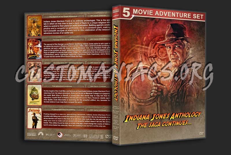 Indiana Jones Anthology dvd cover