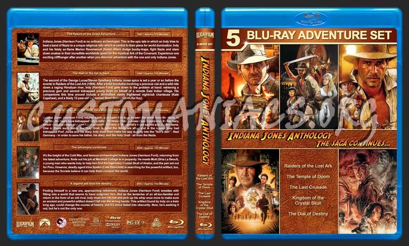 Indiana Jones Anthology blu-ray cover