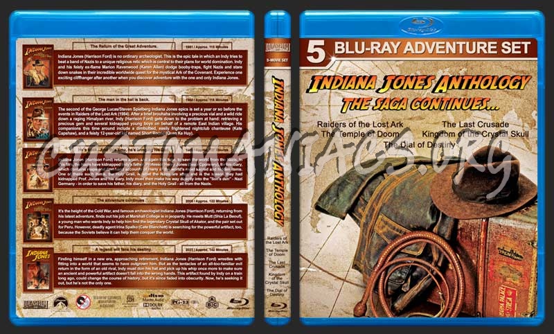 Indiana Jones Anthology blu-ray cover