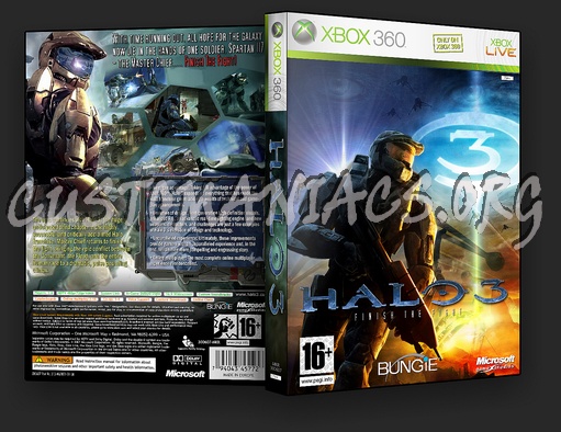 Halo 3 dvd cover