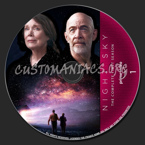 Night Sky Season 1 dvd label