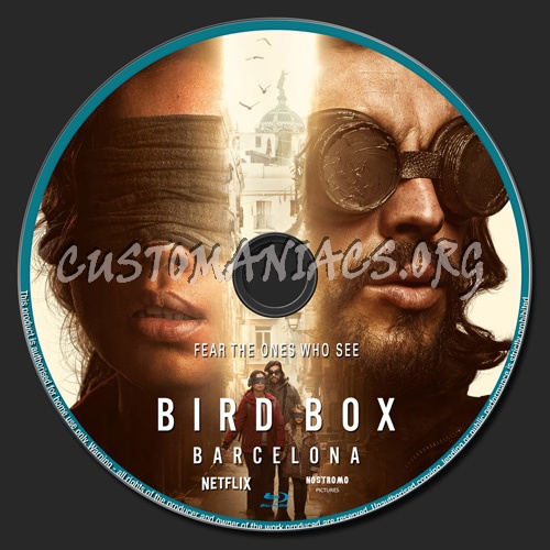 Bird Box Barcelona blu-ray label