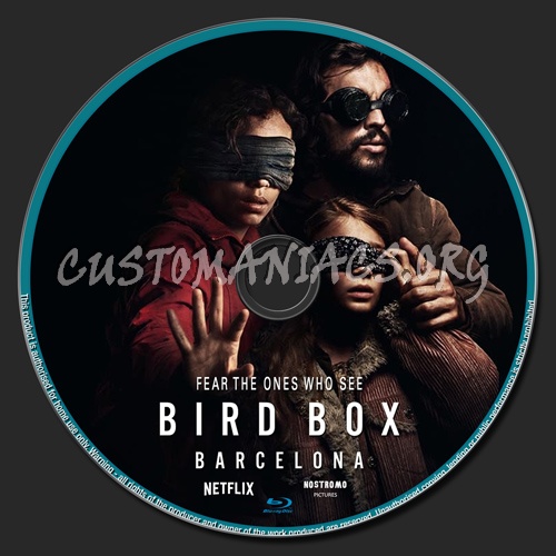 Bird Box Barcelona blu-ray label