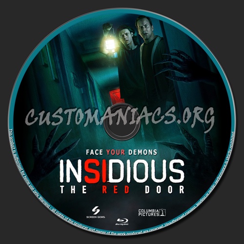 Insidious The Red Door blu-ray label