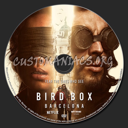 Bird Box Barcelona dvd label