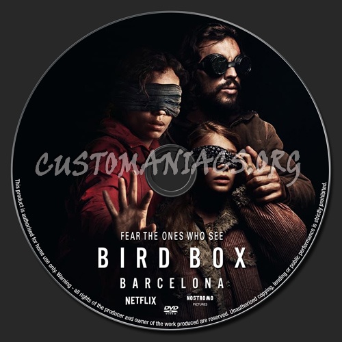 Bird Box Barcelona dvd label