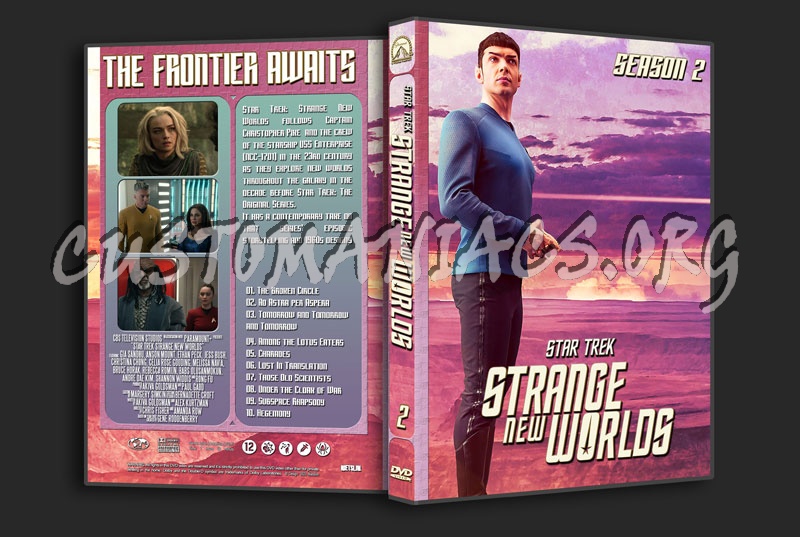 Star Trek : Strange New Worlds Season 2 dvd cover