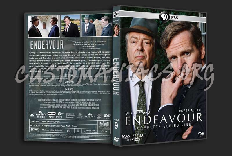 Endeavour - Series 9 dvd cover