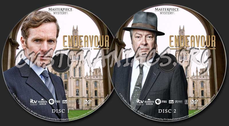 Endeavour - Series 9 dvd label